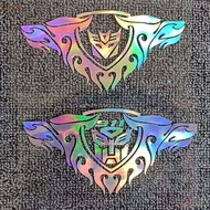 [YDSN]  Reflective Transformers Motor Car Decorative Sticker Colorful Bike Motorbike Motorcycle Front Stickers Decor Decal  RT