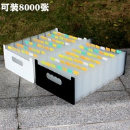 Mini Multi-Layer Folder a6 Organ Bag Small Receipt Storage Folder Ticket Sorting Folder Document Tri