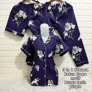 piyama piyama baju tidur wanita dewasa kimono bunga manohara Pendek Panjang Celana pm