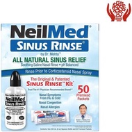 NeilMed - 鼻竇沖洗 - 完整的鼻竇沖洗套件，50 個