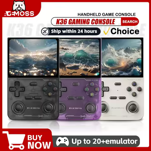 Retro Handheld Game Console k36 3 5 Inch IPS Screen 64GB Portable Gaming Device with Built in Games