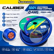 Caliber 100% Power Cable Oxygen Free Copper 0AWG