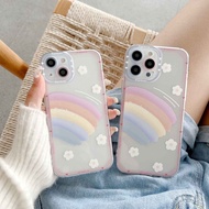 for Samsung Case Soft TPU Rainbow Flower Camera Protective Cover for Galaxy S20 S21 S22 S23 S24 Plus Ultra S20FE S21FE S23FE Note 20 Ultra