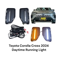 ไฟเดไลท์ ไฟตัดหมอก Drl Corolla Cross 2024 2025 ไฟ led เส้นบาร์ ไฟหรี่ ไฟเลี้ยววิ่ง