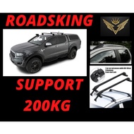 [ SUPPORT 200KG ] FORD RANGER T6 T7 T8 T9 ROOF RACK LUGGAGE HIGHT QUANLITY 4X4 1SET 2PCS