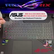 Asus ROG Strix G18 (2023) G814 Asus ROG Strix SCAR 18 (2023) G834 Keyboard Protector Keyboard Cover TPU Gaming Laptop Keyboard Cover Keyboard Protector
