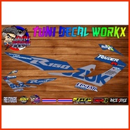 ◈ ♚ △ Suzuki Raider 150 MOTOGP Edition 2020 Carb Stock Decals (ORIG BLUE) w/ Freebies