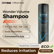 IFORM Wonder Volume Hair Shampoo (280ml) | Hair Growth | Rambut Tebal | Hair Loss | Thick Hair | Sof