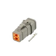 Auto 6pin Plug DTM06-6S-E007 Sensor Wiring Waterproof Connector with Terminals(Wire with 20cm)