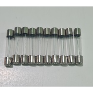 Glass Fuse 8 Amp.   6x30mm. 10pcs/pack