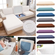 Waterproof Sofa Seat Cover Patchwork Sofa Cover 1/2/3/4 Seater L Shape Universal Solid Color Elastic Sopa Cover Back Cushion Cover