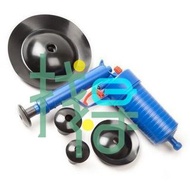 廁所一炮通通渠管道疏通器通馬桶地漏疏通器通廚房水管壹炮通 1個槍含4個頭【出口】 300010