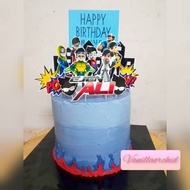 hari jadi topper cake ejen ali happy birthday topper cake hiasan kek topper custom nama