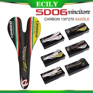 ECILY Vincitore Carbon Engineering Saddle Road Bike saddle Lightweight Seat Cycling Parts Bike Saddle 95g Carbon saddle 3k SD06