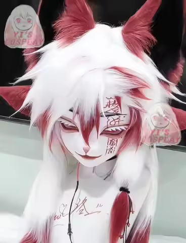 Yis cosplay Custom Furry head Kigurumi Head Cosplay Kemono Fursuit Handmade Headsets Beast Customize