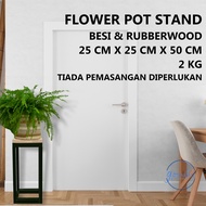 Flower Pot Stand | garden | Metal and wood | beautiful | indoor decoration | home deco | asthetic l