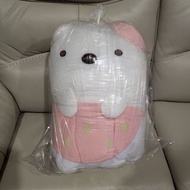 【日本景品】角落生物 白熊 士多啤梨系列 40CM公仔