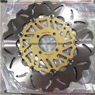 RACING BOY STEEL DISC PLATE (F) YAMAHA 298 300MM - GOLD (WITHOUT BRACKET)