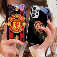 FC Manchester City (08) Tempered glass phone case for Samsung Galaxy S24 Plus S20 FE S23 Ultra A16 A