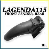 YAMAHA LAGENDA SRL115Z - FRONT FENDER, REAR (MATTE BLACK) 31D-F1556-00 MAGAT MUDGUARD BELAKANG LAGEN