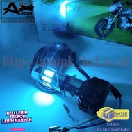 BARU LAMPU LED UTAMA MOTOR BEAT RTD 6SISI / LAMPU DEPAN MOTOR