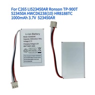 For C265 LI523450AR Ronson TP-900T 523450A HWCD6238(10) HR8188TC 1000mAh 3.7V  523450AR Battery
