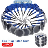 Legogoll 24pcs Tire Patches Kit 36*4mm Tire Repair Patch Plug Kit Mushroom Plug Patch Gum For Tire T