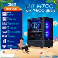 BONMECOM2 คอมประกอบ / CPU i7 14700 / RX 7600 8GB / Case เลือกแบบได้