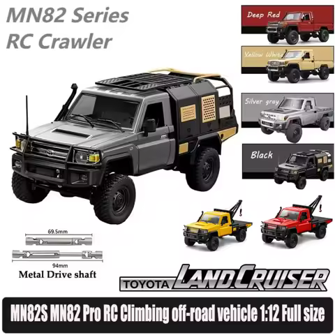 MN82 MN82S MN82PRO MN82T RC Car Model 1:12 RC Crawler 2.4G 4WD RC Off-Road Pickup Truck Model Car To