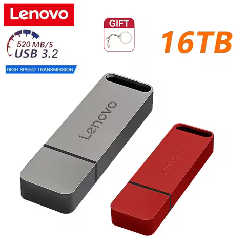 Lenovo 16TB U Disk 8TB 4TB USB Flash DriveHigh Speed Transfer Metal Portable SSD Pendrive Cle 2TB Fl
