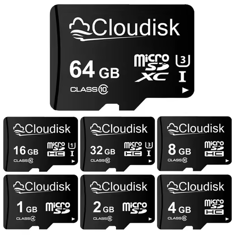 Cloudisk TF Card 128MB 256MB 512MB 1GB 2GB 4GB 8GB 16GB 32GB 64GB C10 U3 U1 V30 A1 A2 UHS-I MicroSDH