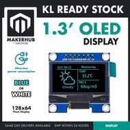 1.3' OLED Display Module 1.3 inch White/ Blue OLED Display IIC I2C Communication For Arduino IOT