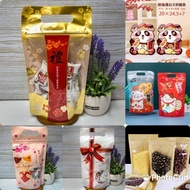 Half Catty Zipper Bag Portable Zipper Bag Candy Stand-Up Bag Biscuit Bag Portable Zipper Bag Zipper 