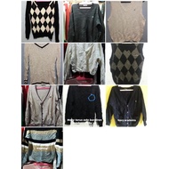 Argyle cable sweater 03