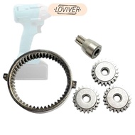 LOVIVER 5 Pieces Motor Gear Epicyclic Gear And Gear Ring for 775/550 Electric Drills