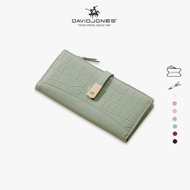 David Jones  Paris Long Crocodile Wallet 2 Fold Phone Card Holder Organiser for Women and Gilrs