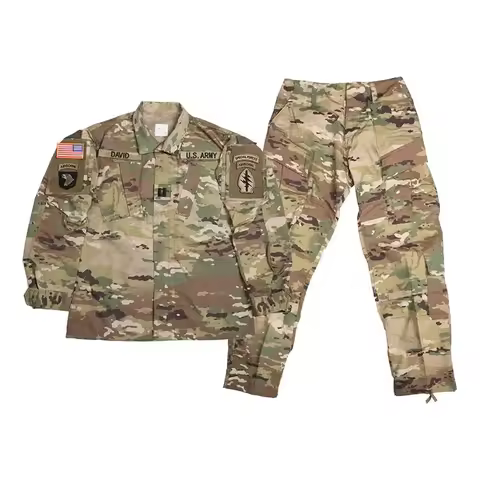 ARMY TACTICAL CAMO UNIFORM US SPECIAL FORCES RIPSTOP MILITARY UNIFORM SET