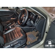 Volkswagen Jetta (2011 - Aug 2017) (A6, Typ 5C6) Basic Drips™ Car Mats / Floor Mats / Carpet / Coil Mat