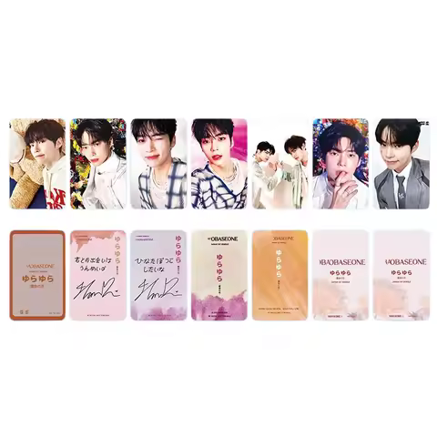 KPOP ZB1 Yura Yura RICKY KIMGYUVIN Zerobaseone Merch Photocard Album Lomo Crads Fan Collection Card