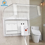 [Aternee] 2 Gang 86 Type Outlet Box Outlet Cover Waterproof Splashproof Transparent