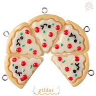 GILDAI 30Pcs, Resin 1.16 inch(29.5mm) long Pizza Charms, Smooth and comfortable to touch (4.5mm) thi