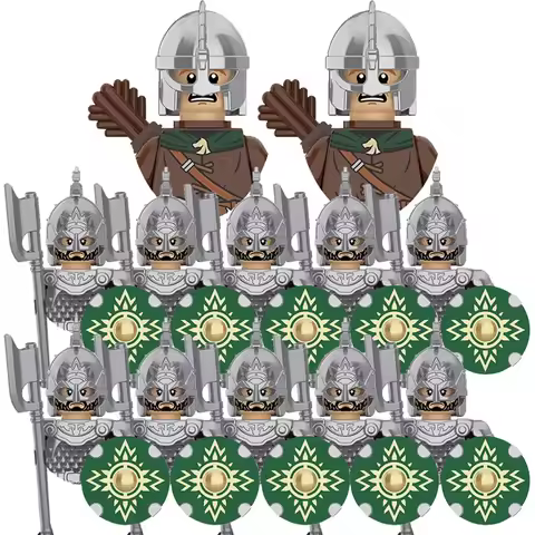 Middle Ages Lord of the Rings Series Royal Guard of the Lohan Knights Ancient Archers Soldier Figure
