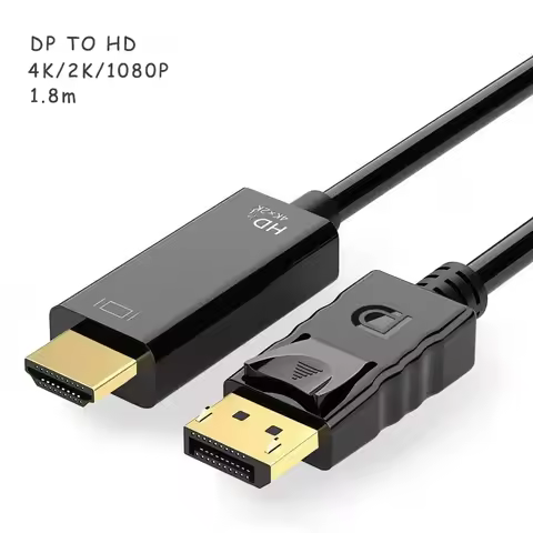 4K 2K DisplayPort to HDMI-Compatible Video Audio Converter Adapter 1080P DP to HDMI-Compatible For L