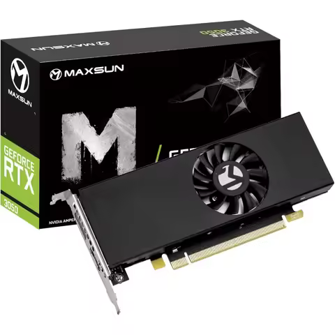Gaming PC Low Profile GeForce RTX 3050 6GB GDDR6 Video Graphics Card PCIe 4.0 HDMI 2.1 DP 1.4a