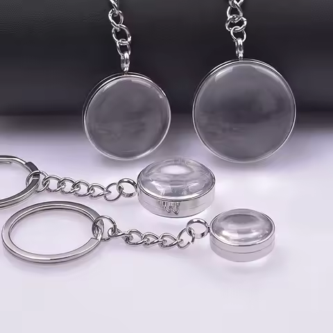 Biconvex Glass Locket Frosted Twist Screw Stainless Steel Lockets Medallion Mini Photo Wholesale For