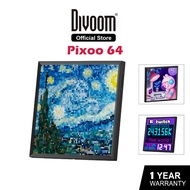 Divoom Pixoo-64 - WiFi Pixel Cloud Digital Frame with APP Control,64 X 64 LED Panel Display Frame |1 Year Warranty