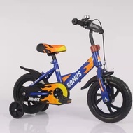 รถจักรยานเด็ก จักรยาน จักรยานเด็ก 12นิ้ว รุ่น  จักรยานทรงตัว โครงเหล็ก ลายไฟ เหมาะสำหรับเด็ก 1.5-3 ขวบ มีเบรคและกระดิ่ง