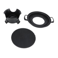 Di động die cast nhôm Hibachi Grill - chảo nướng không dính cho các buổi dã ngoại ngoài trời và cắm 