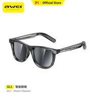 Awei GL1 AI Open Smart Audio Glasses Outdoor HD Hands-Free Mics Calls One-touch control 5 days stand