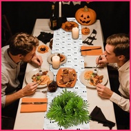 Halloween Spooky Ghost Table Runner Fall Kitchen Dining Runners Halloween Table Decorations Seasonal